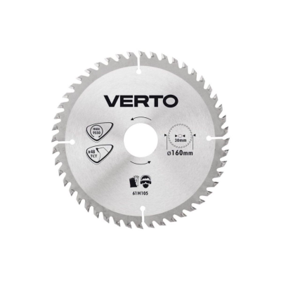 Диск пильный VERTO 160х30мм 48зуб. 61H105
