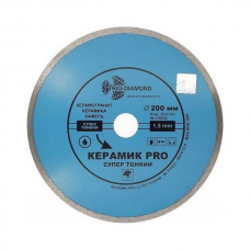 Диск алмазный TRIO-DIAMOND Керамик Pro сплош. 200мм тонкий