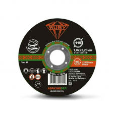 Диск отрезной по металлу RUBY 115х1,0мм