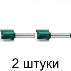 Фреза пазовая прямая с двойным лезвием FIT 18х19х52мм -2шт