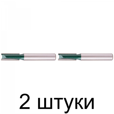 Фреза пазовая прямая с двойным лезвием FIT 8х20х60мм -2шт