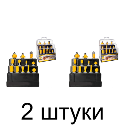 Набор фрез GRAFF 8мм 12шт/уп. -2шт