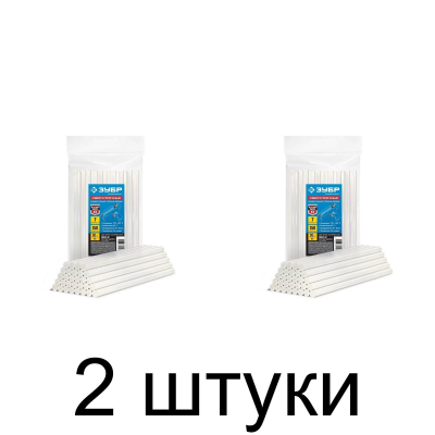 Стержни клеевые ЗУБР 06855-30 7х150мм бесцв. 30шт/уп. -2шт