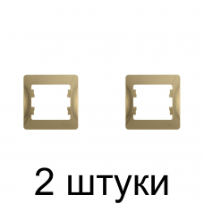 Рамка SE GLOSSA GSL000401 1мест. титан -2шт