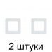 Рамка Legrand INSPIRIA 673930 1мест. белый -2шт