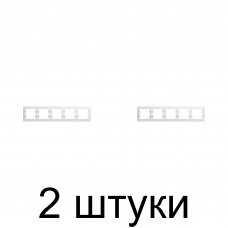 Рамка SE GLOSSA GSL000105 5мест. белый -2шт