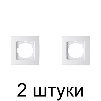 Рамка TOURAN/THOR 24110091 1мест. белый -2шт