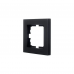 Рамка Lezard VESNA 1мест. черный -2шт
