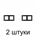 Рамка Legrand INSPIRIA 673943 2мест. антрацит -2шт Рамка Legrand INSPIRIA 673943 2мест. антрацит -2шт