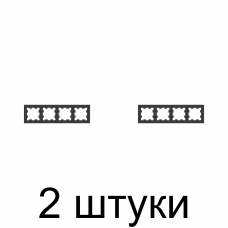 Рамка SE ATLAS Design ATN001004 4мест. карбон -2шт