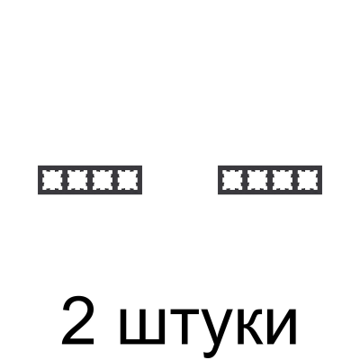 Рамка SE ATLAS Design ATN001004 4мест. карбон -2шт