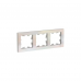 Рамка SE ATLAS Design ATN000403 3мест. жемчуг -2шт