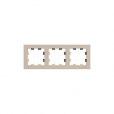 Рамка SE ATLAS Design ATN001203 3мест. песочный