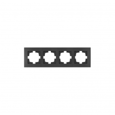 Рамка Bylectrica Новый СТИЛЬ 554 4мест. графит