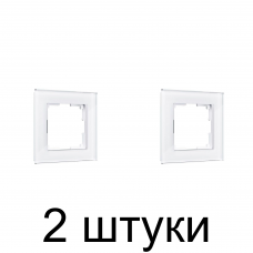 Рамка WERKEL Favorit 1мест. белый -2шт