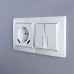 Рамка WERKEL Snabb basic 2мест. белый -2шт