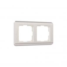 Рамка WERKEL Stream 2мест. перламутр