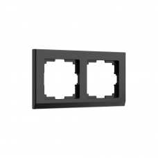 Рамка WERKEL Stark 2мест. черный