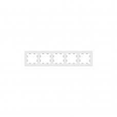 Рамка SE ATLAS Design ATN000105 5мест. белый