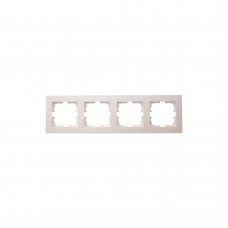 Рамка Lezard VESNA 4мест. перламутр