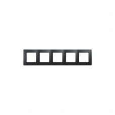 Рамка Legrand ETIKA 672585 5мест. антрацит