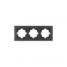 Рамка Bylectrica Новый СТИЛЬ 553 3мест. графит