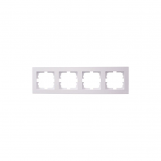 Рамка Lezard VESNA 4мест. белый