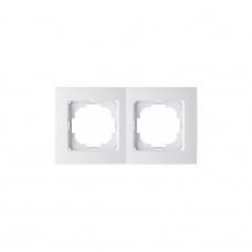 Рамка TOURAN/THOR 24110092 2мест. белый