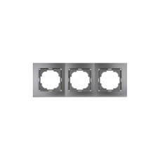 Рамка TOURAN/THOR 24160093 3мест. антрацит