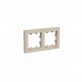 Рамка SE ATLAS Design ATN001202 2мест. песочный