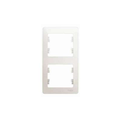 Рамка вертикальная SE GLOSSA GSL000606 2мест. перламутр