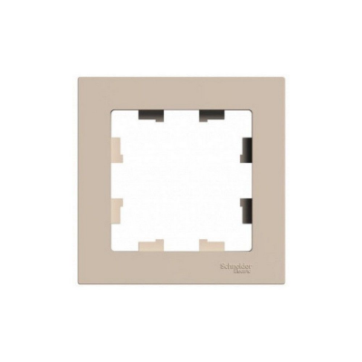 Рамка SE ATLAS Design ATN001201 1мест. песочный
