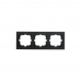 Рамка Lezard VESNA 3мест. черный Рамка Lezard VESNA 3мест. черный