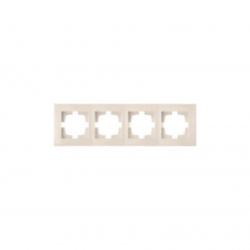 Рамка Bylectrica Новый СТИЛЬ 554 4мест. беж.