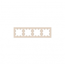 Рамка SE ATLAS Design ATN000204 4мест. беж.