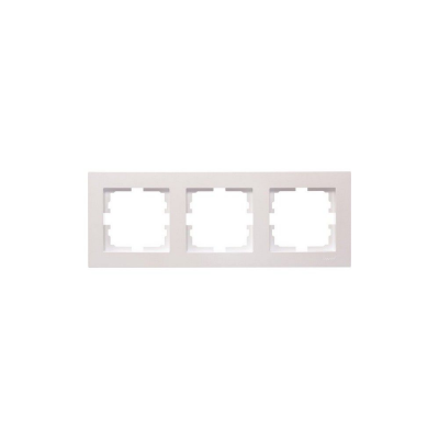 Рамка Lezard VESNA 3мест. перламутр