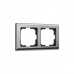 Рамка WERKEL Metallic 2мест. никель