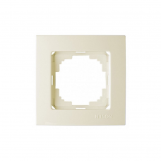 Рамка TOURAN/THOR 24120091 1мест. крем
