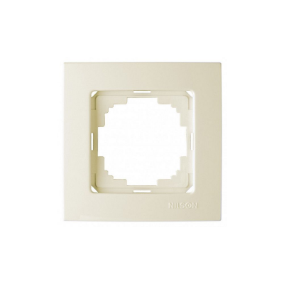 Рамка TOURAN/THOR 24120091 1мест. крем