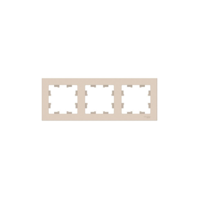 Рамка SE ATLAS Design ATN000203 3мест. беж.