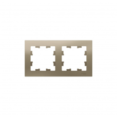 Рамка SE ATLAS Design ATN000502 2мест. шампань