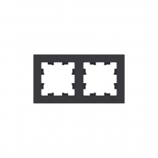 Рамка SE ATLAS Design ATN001002 2мест. карбон