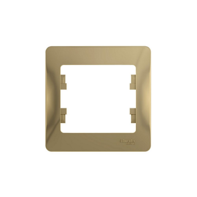 Рамка SE GLOSSA GSL000401 1мест. титан
