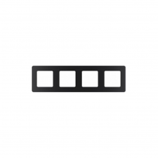 Рамка Legrand INSPIRIA 673963 4мест. антрацит