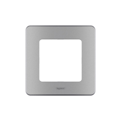 Рамка Legrand INSPIRIA 673932 1мест. алюмин.
