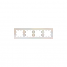 Рамка SE ATLAS Design ATN000404 4мест. жемчуг