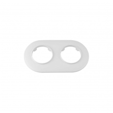 Рамка Bylectrica ПРОВАНС ЮЛИГ.735212.499 2мест. круг. белый