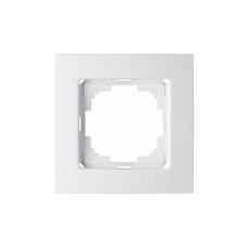 Рамка TOURAN/THOR 24110091 1мест. белый
