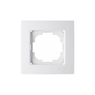 Рамка TOURAN/THOR 24110091 1мест. белый