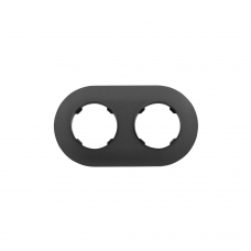 Рамка Bylectrica ПРОВАНС ЮЛИГ.735212.499 2мест. круг. графит